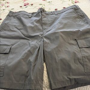Eddie Bauer Men's Charcoal Cargo Shorts